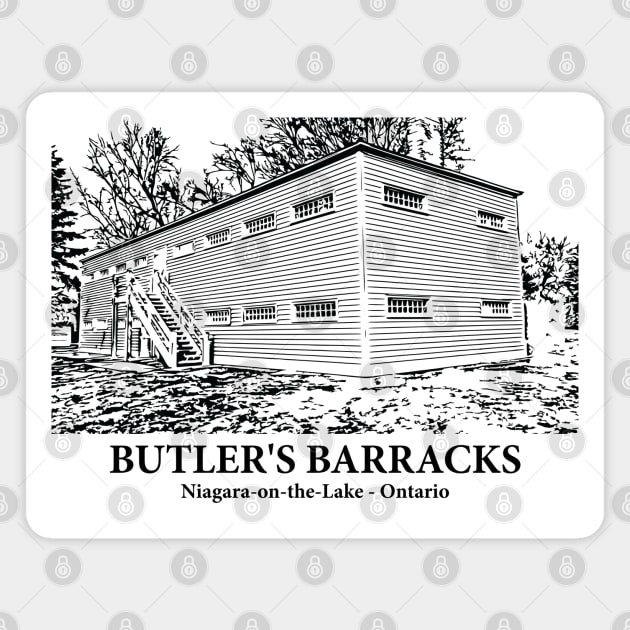 Butler's Barracks - Niagara-on-the-Lake ON Magnet by Lakeric